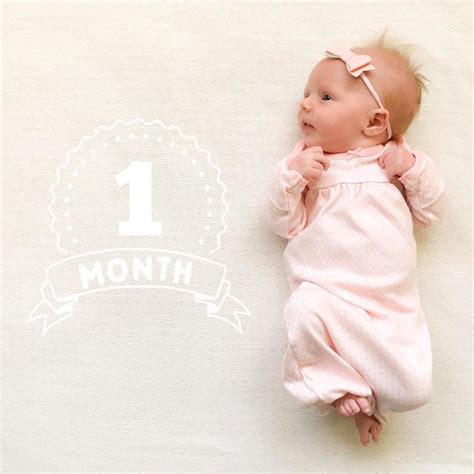 Happy one month old sweet Reese @henleyandhadley your little lady is just the most beautiful ...