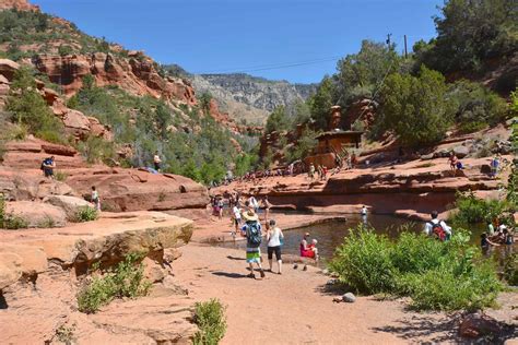 Slide Rock State Park - Hiking Trails & Swimming Map, Sedona Arizona