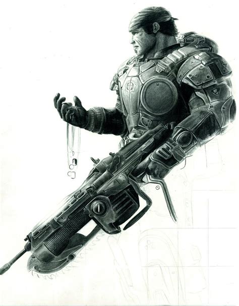 Marcus Fenix - Gears of War - HoustonSharp.deviantart.com Marcus Fenix ...