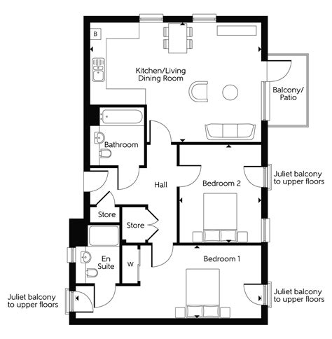 Apartment The Chartwell for From £272,995 with 2 bedrooms