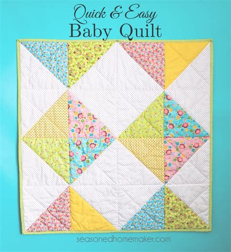 A Simple Baby Quilt that Anyone Can Make