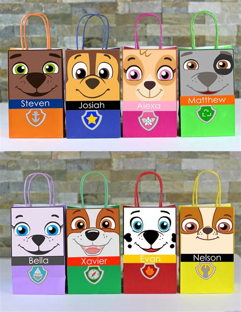 Paw Patrol Party Gift Bags - Peter Brown Bruidstaart