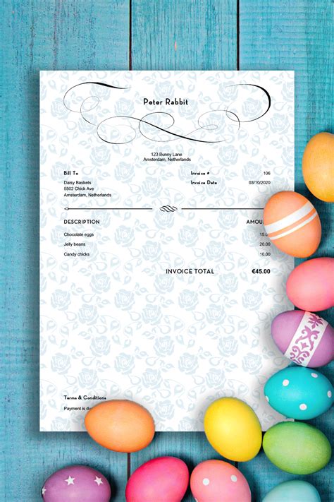 Spring is in the air! Hop on down to Invoice Home and try out our blue stripes invoice template ...