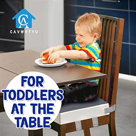 Booster Seat for Dining Table, PU Safer 2+1 Straps Safety Buckle ...