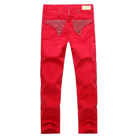 2015 New Red Robin Jeans Men Red Robin Pants Designer Famous Brand ...