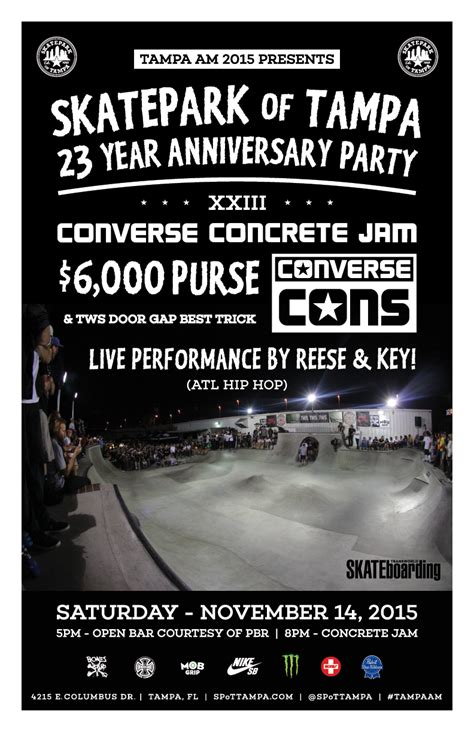 Skatepark of Tampa Skateboarding Events | Skate park, Event, Skateboard