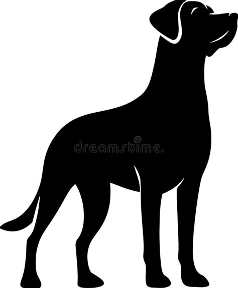 Standing Dog Silhouette Stock Illustrations – 9,390 Standing Dog ...