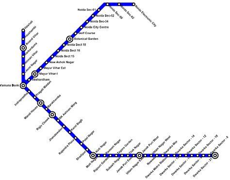 Delhi Metro Blue Line Route Map, Stations, Timings, Nearby Attractions