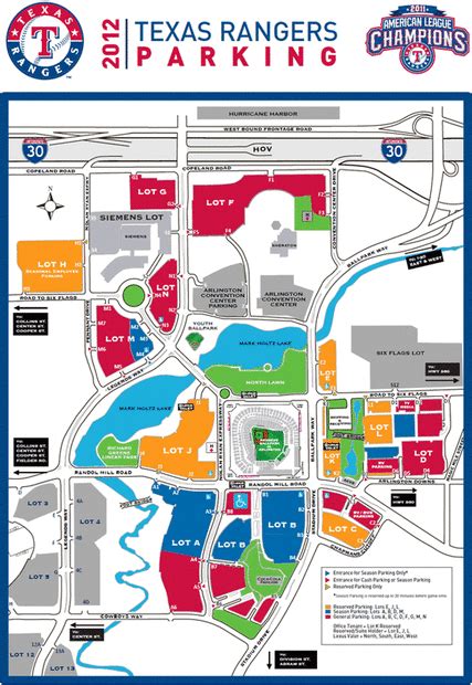 Parking - Rangers Ballpark in Arlington