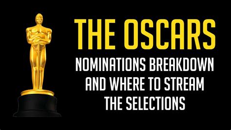 The Oscar Nominations: Reactions And Where To Stream The Selections ...