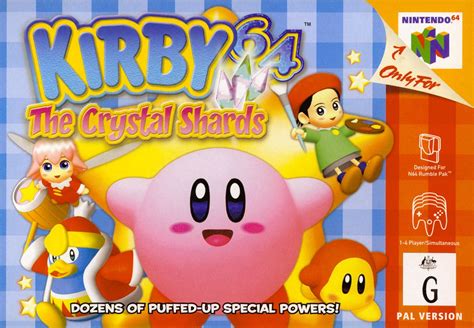 Kirby 64: The Crystal Shards (2000) Nintendo 64 box cover art - MobyGames