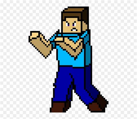 Minecraft Steve Pixel Art By Abdullahaswad - Minecraft Steve Pixel Art ...