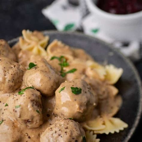 Swedish Meatballs with Lingonberry Jam - Butter & Baggage