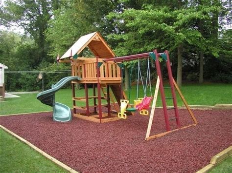 Natural Black (Unpainted) Playground Rubber Mulch in Washington ...