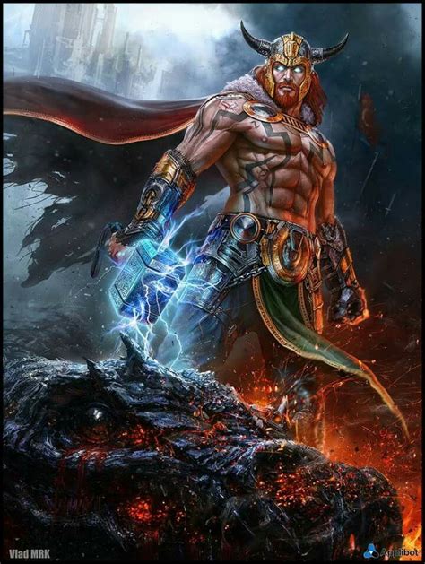 Pin by Bob Rabon on Demons & Warriors | Thor art, Thor norse, Mythology