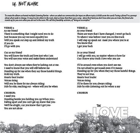 Not Alone Song Lyrics