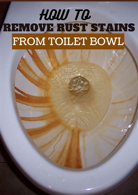 Best way to clean rust stains from a toilet bowl | Remove rust stains, Cleaning toilet stains ...