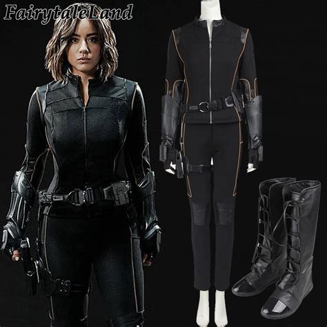 agents of shield Skye Quake cosplay costume Superhero cosplay Christmas Carnival costume for ...