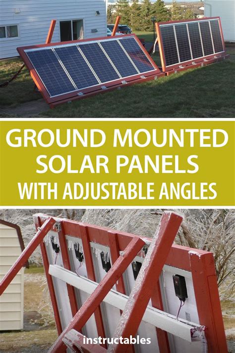 Ground Mounted Solar Panels With Adjustable Angles | Solar panels, Solar technology, Uses of ...
