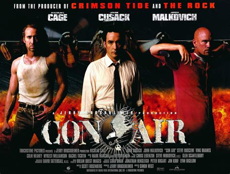 Sold Price: Con Air original 1997 vintage British Quad movie poster - February 6, 0121 9:00 AM PST