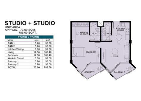 Tambuli Seaside Living » Tambuli Seaside Living Floor plans