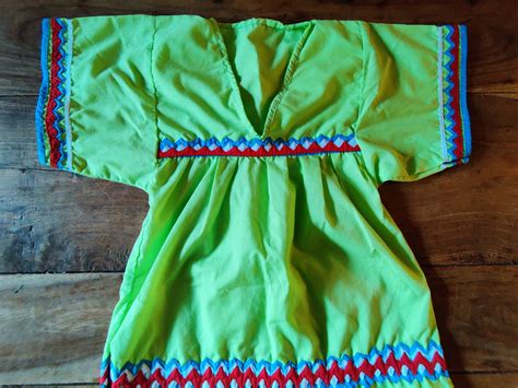 Traditional Panama Ngobe Tribe Girls Dress Panama Art | Etsy