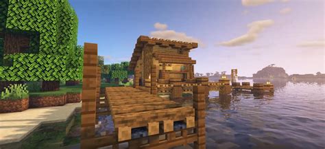 Minecraft Simple Fishing Dock Ideas and Design