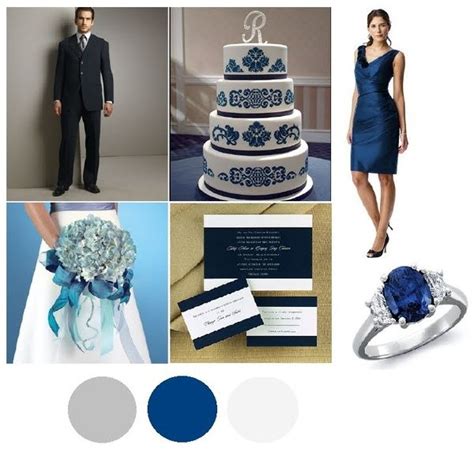 A Blue Sapphire Wedding Palette wedding-inspiration | Wedding palette, Ivory wedding theme ...