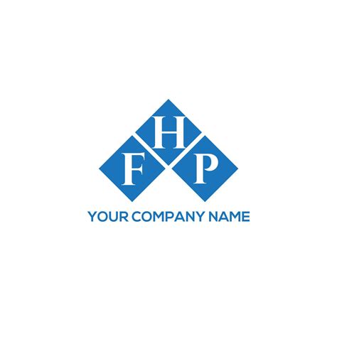 FHP letter logo design on WHITE background. FHP creative initials ...