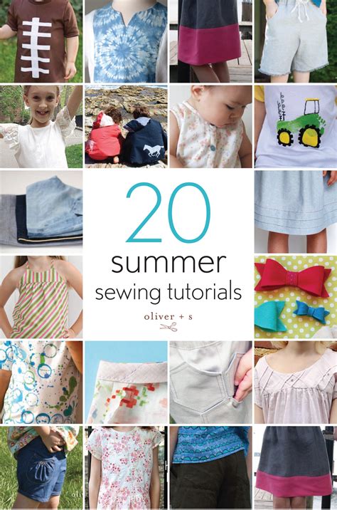 Twenty Summer Sewing Tutorials | Blog | Oliver + S