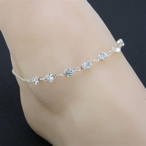 Outtop - Outtop Silver Ankle Bracelet Women Anklet Adjustable Chain Foot Beach Jewelry - Walmart ...