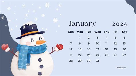 2024 January Calendar Wallpaper Hd Download - Rey Kristyn