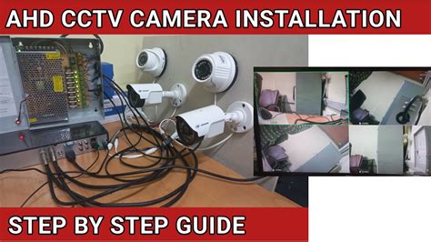 How To Install AHD CCTV Cameras Using POE Switch As Power