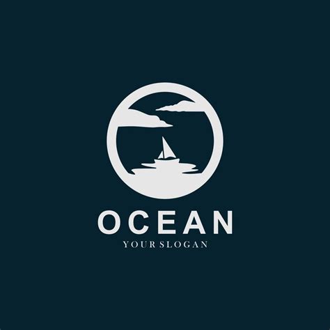 Ocean Logo Design Vector Ideas 12616618 Vector Art at Vecteezy