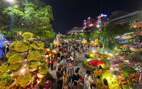 Nguyen Hue Flower Walking Street Saigon/Ho Chi Minh City