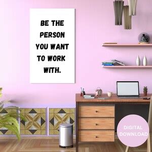 Inspirational Quote for Your Home Office Quote Wall Art - Etsy