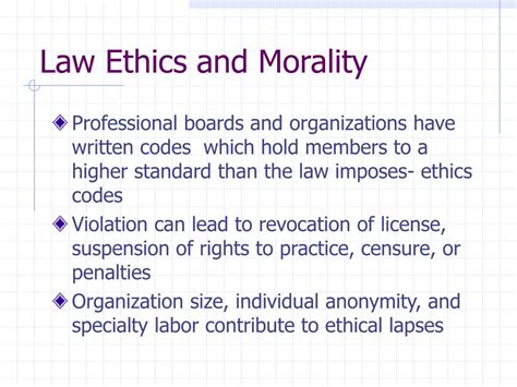 PPT - Law Ethics and Morality PowerPoint Presentation, free download - ID:1322394