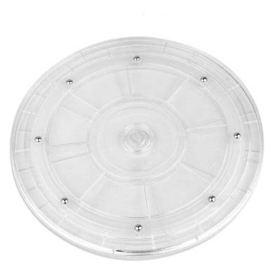 Eornmor Heavy Duty Lazy Susan Turntable Organiser Acrylic 20cm Organisers for Kitchen Corner ...