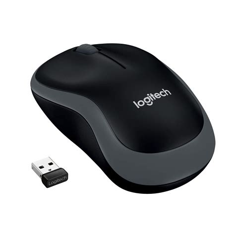 Logitech M185 Wireless Mouse USB for PC Windows, Mac and Linux, Grey ...