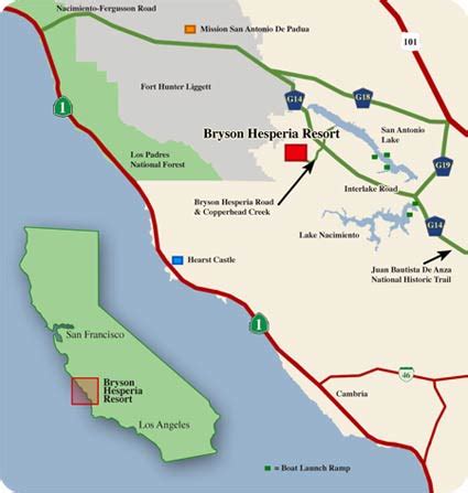 Fort Hunter Liggett California Map | Map Of Us Western States