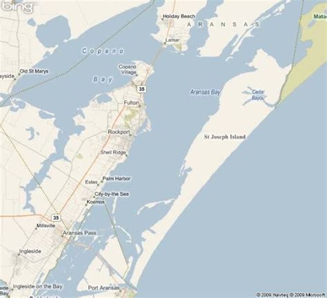 Rockport Texas vacation rentals maps of Rockport | Rockport texas ...