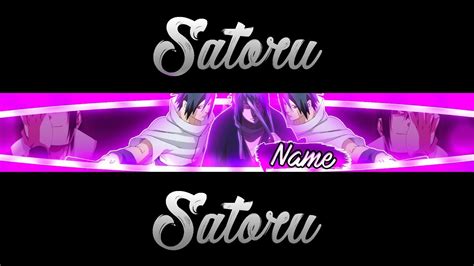 Banner template Sasuke(Naruto)-02 - YouTube