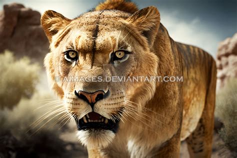 Cave Lion concept by AImages on DeviantArt