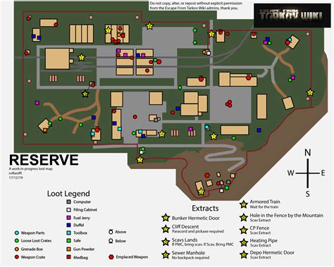 Tarkov customs map exits