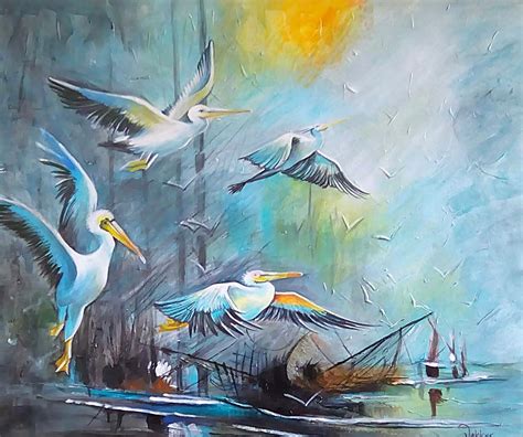 White Bird Painting at PaintingValley.com | Explore collection of White ...