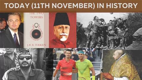 Today (11th November) In History: Significant Events, Famous Birthdays And Notable Deaths