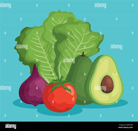 Fruit and vetables Stock Vector Images - Alamy