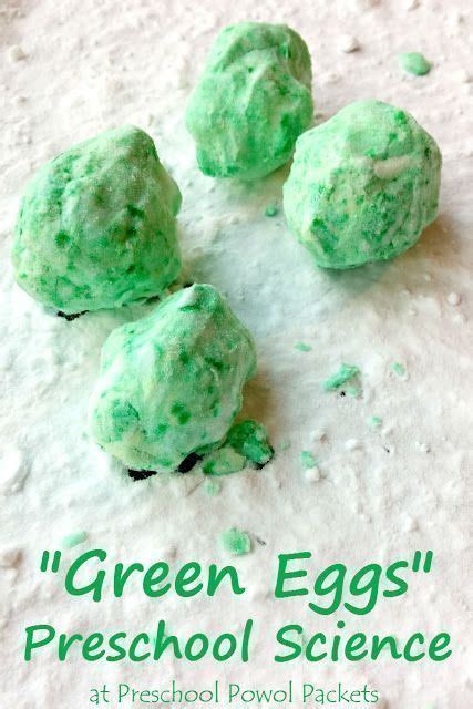 Fizzing Green Eggs Science Experiment for Preschool | Dr seuss crafts, Dr seuss preschool ...