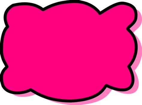 Pink Speech Bubble Clip Art at Clker.com - vector clip art online ...