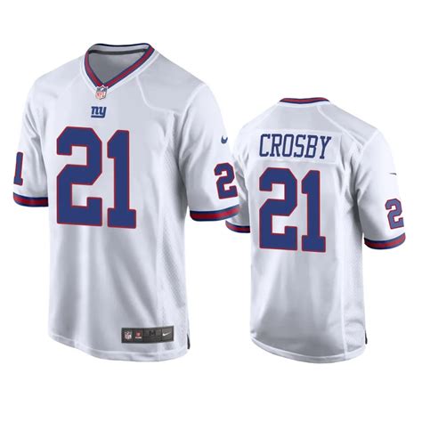 New York Giants Mason Crosby White Alternate Jersey - NB Jersey